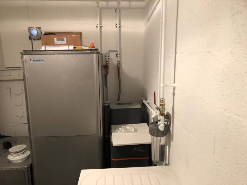 Pompe à chaleur DAIKIN dans une maison du Pays de Gex